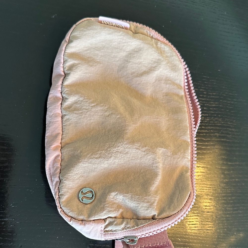lululemon athletica Pink and Cream Crossbody Bag